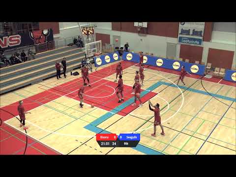 Kenny Manigault- Helsinki Seagulls v. Lokoko Bisons(Finland)-December 4, 2021(#3 yellow)