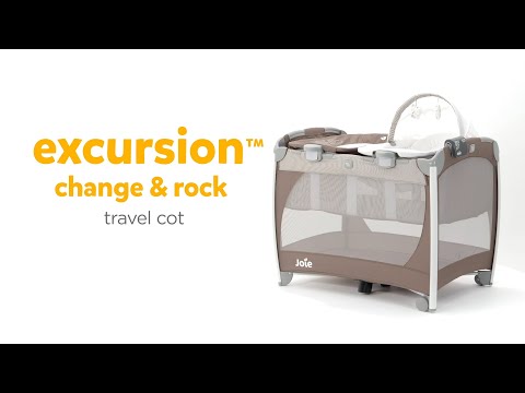 Joie Excursion change & Rock Dots Манеж-Кровать 3 в 1