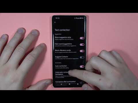 How to Turn On/Off Auto Correction on Google Pixel 7 Pro - Typing Automatic Correction