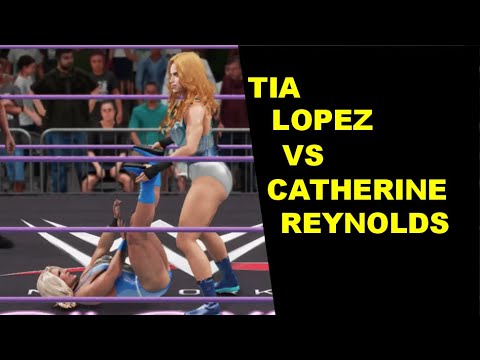 GLOW 1985 Tia Lopez vs Catherine Reynolds