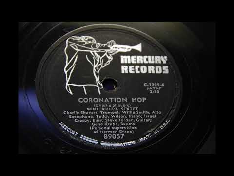 The Gene Krupa Sextet {Coronation Hop} 1953.