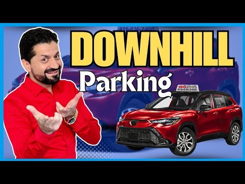 Downhill Parking with step by step instructions.