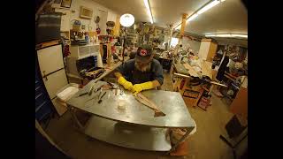 Skinning a brook trout: Part 6