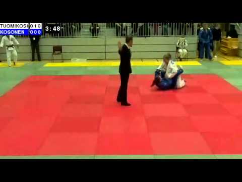 Judo U21 SM 2014: N21-63: TUOMIKOSKI - KOSONEN