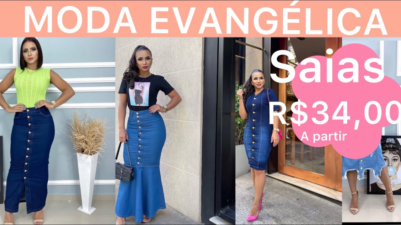Watch Now SAIA JEANS MODA EVANGÉLICA A PARTIR DE $34 REAIS E PROMOÇÃO DE JAQUETA SAIA JEANS MODA EVANGÉLICA A PARTIR DE $34 REAIS E PROMOÇÃO DE JAQUETA