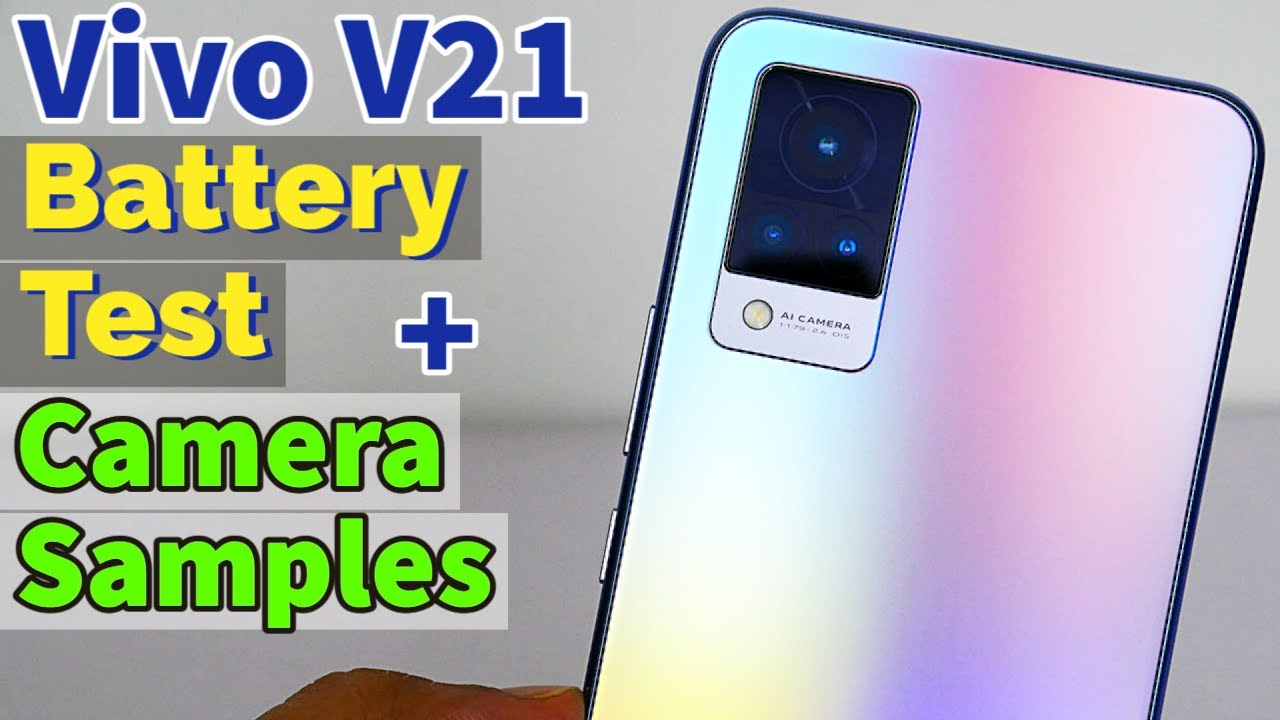 Vivo V21 Battery Test (Charging + Drain) | Camera Samples (44MP Selfie, 64MP & OIS)
