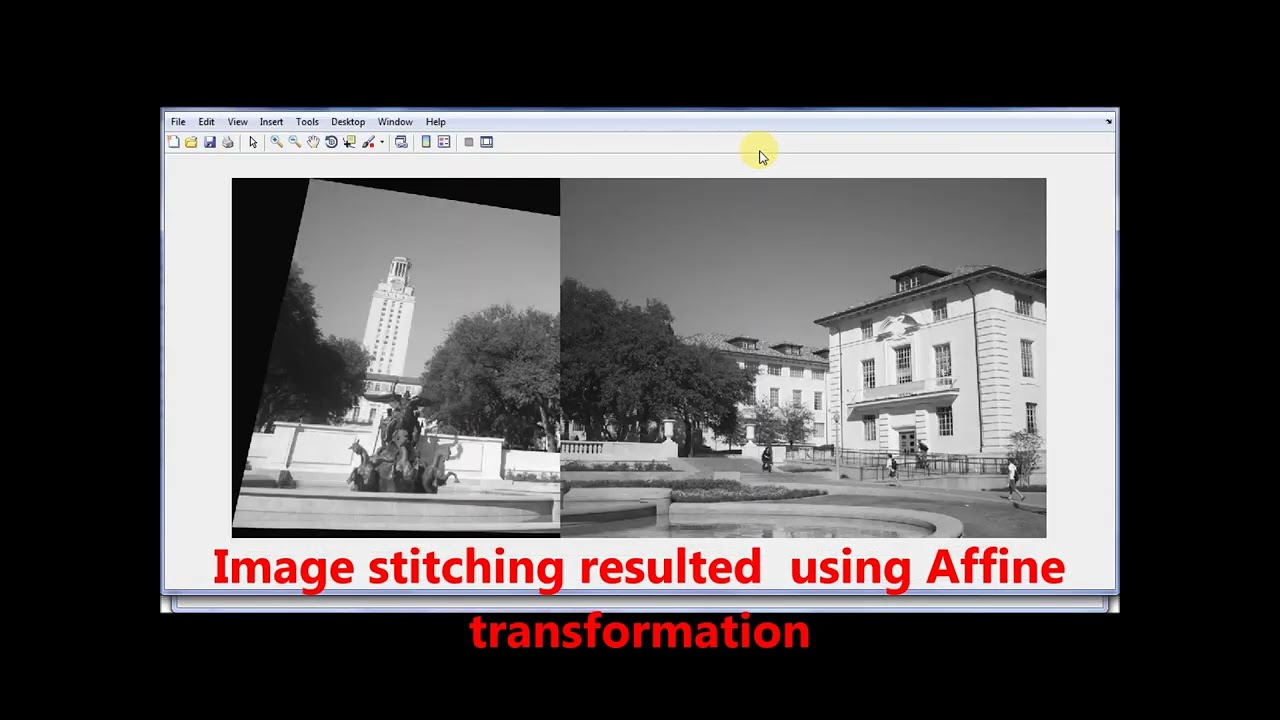 Image Stitching from scratch using Matlab
