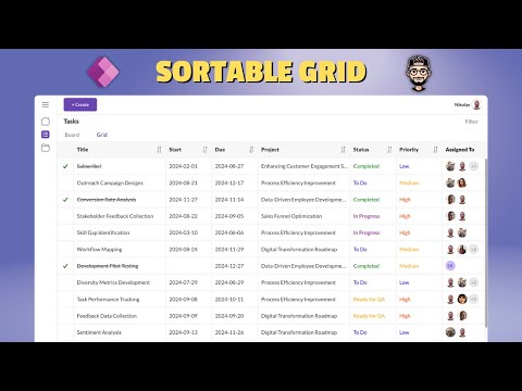 Power Apps: Creating Sortable Grids Effortlessly Power Apps: Creating Sortable Grids Effortlessly