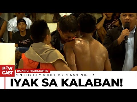 NAPAIYAK! 9 Sunod Sunod na TALO Pero GINULAT nya ang PROSPECT| Speedy Boy Acope vs Renan Portes