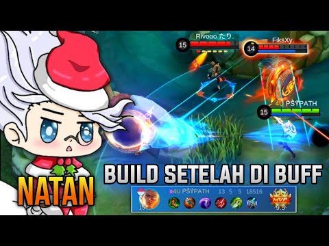 NATAN IN BUFF | THIS IS THE HEALTHY BUILD NATAN 2022 AFTER BUFF | NATAN BUILD AND EMBLEM 2022