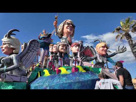 Carnevale di Viareggio 2025 - 5° Corso Mascherato in 4K