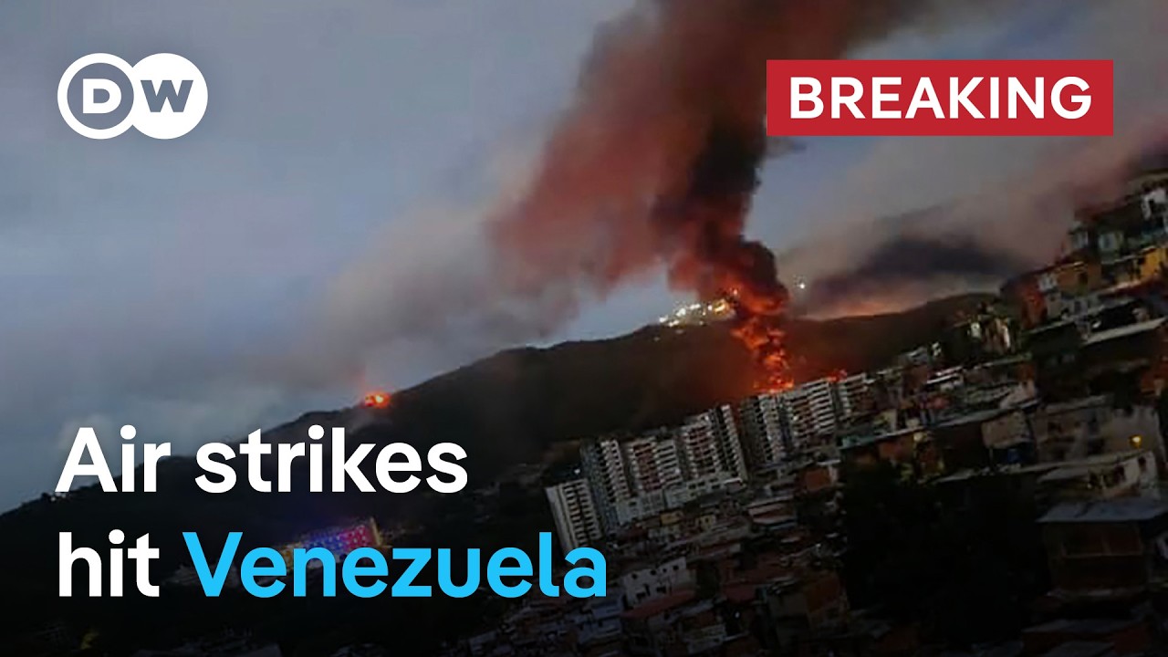 Venezuela condemns US after air strikes hit Caracas | DW News