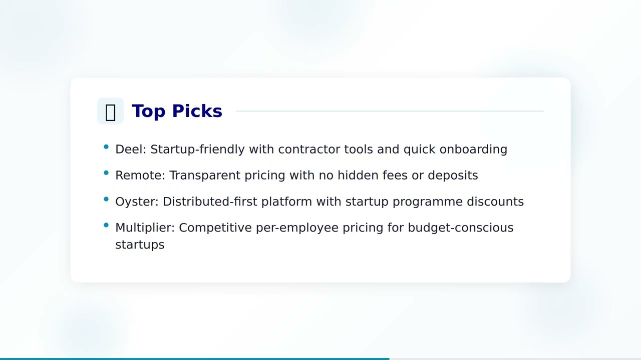 Best EOR for Startups