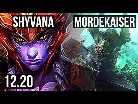 SHYVANA vs MORDE (TOP) | 2.0M mastery, 1000+ games | KR Master | 12.20