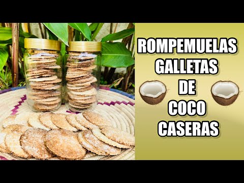 ROMPEMUELAS : GALLETAS DE COCO 🥥😋, 100/100 Guinea Ecuatorial 🇬🇶☺️.