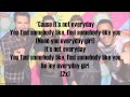 Big Time Rush - Everyday Girl (with lyrics) 