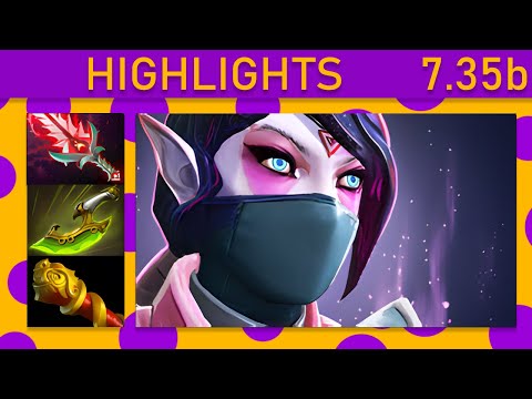 ✨Mikoto Templar Assassin 78% Kill participation! Mid Highlights 7.35b - Dota 2 Top MMR