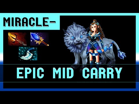 Dota 2 VOD Miracle- Mirana | Full Game Pro Guide MID Gameplay