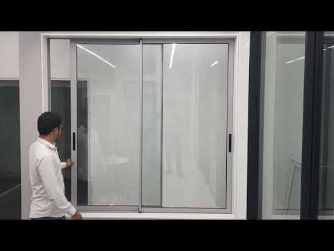 Modern powder coated mild steel window