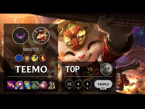 Teemo Top vs Camille - EUW Master Patch 12.4
