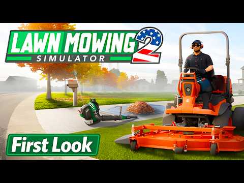 Lawn Mowing Simulator 2 | FIRST LOOK Gameplay!