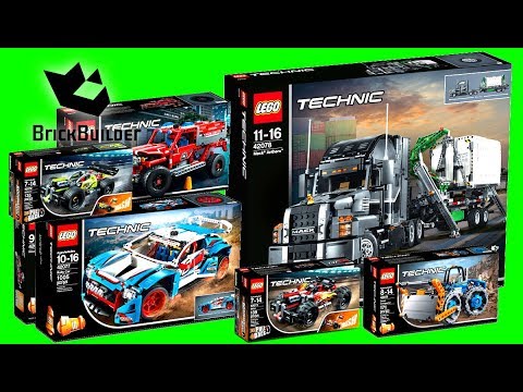 COMPILATION ALL LEGO Technic Winter sets 2018 - Speed Build for Collectors