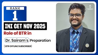Download lagu Rank-1 INICET Nov 2025 | Dr. Sairam Reveals How BTR Transformed His Prep | Dr. Zainab Vora mp3