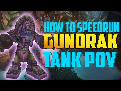 Gundrak Speedrun Intro Tank POV - WotLK Classic