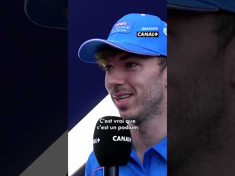 GASLY SUR LE PODIUM 🤯🤯 #F1 #BarcelonaGP