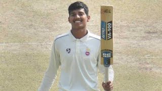 U19 India World Cup Captain ( IPL Delhi Capital ) Delhi Ranji team player Yash Dhull batting❤️🇮🇳🏏
