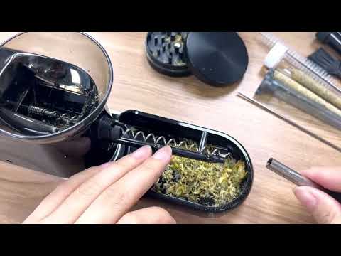 Free Boy Upgraded Electric Cones Rolling Machine Automatic Cone Loader  and Portable Manual Grinder