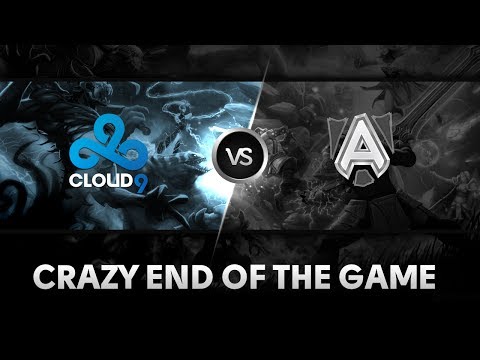 Crazy end of the game 2 by Alliance vs Cloud 9 @ ESL One Frankfurt