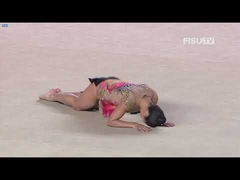 Zohra Aghamirova  Ribbon AA Universiade Napoli 2019