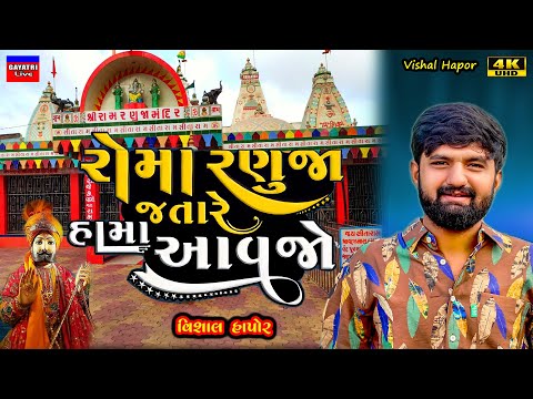 Vishal Hapor-Roma Ranuje-રોમા રણુજે-Ramapir Song-Babari-Ranuja-Ramdevpir-Live Garba Program NewTrend