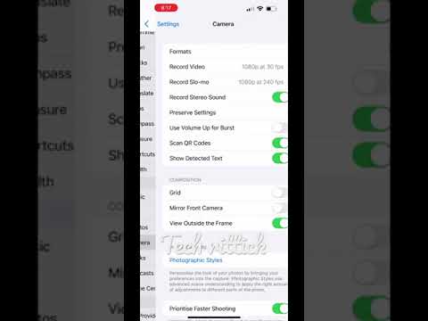 How to on camera Grid iPhone 13mini | 13 | 13pro | 13pro max