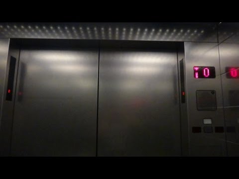 Schindler Miconic 10 traction elevators at Eliyahu Building in Tel Aviv