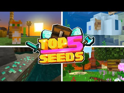 Minecraft Bedrock | TOP 5 BEST SEEDS | SECRET IGLOO BASE?! (PE, Xbox, PS4, Switch & W10)