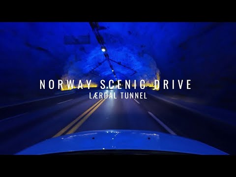 Norway Scenic Drive | The world's longest road tunnel | Lærdal tunnel | Laerdal to Flåm