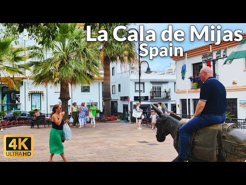 Walking Tour of La Cala de Mijas, Spain, May 2023 Update (4K Ultra HD, 60fps)