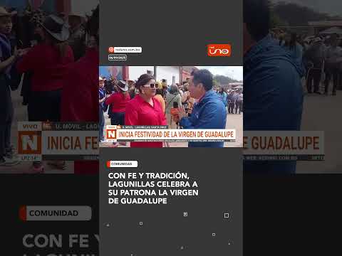 Con fe y tradición, Lagunillas celebra a su patrona la Virgen de Guadalupe