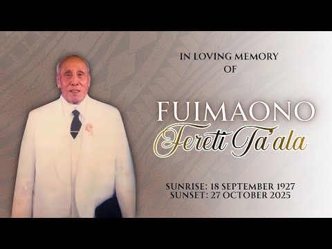 Family Service for Fuimaono Fereti Ta’ala 