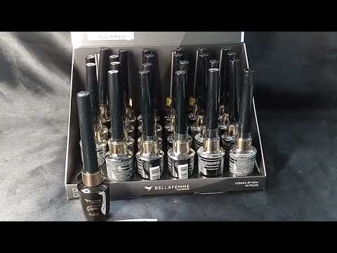 DELINEADOR LÍQUIDO PRETO GLAM BELLA FEMME BOX COM 24 UN