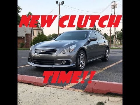 Infiniti G37 Clutch Replacement Part 1 - Disassembly