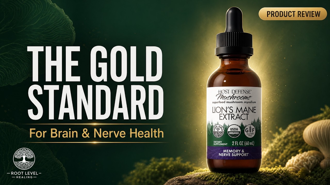 Host Defense Lion's Mane Extract Review: The Gold Standard for Brain Health | Paul Stamets Mycelium Video