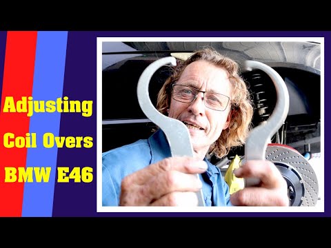 BMW E46 // How To Adjust the H & R / KONI Coilovers