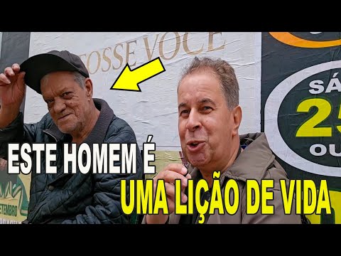 Encontrei o Chico trabalhando nas calçadas da Brigadeiro-SP