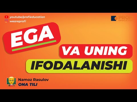 Yengil ona tili. EGA.