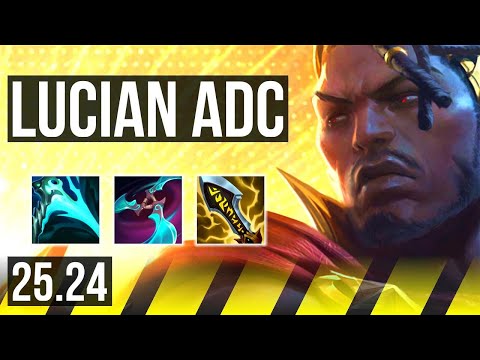 LUCIAN & Yuumi vs CAITLYN & Neeko (ADC) | KR Master | 25.24