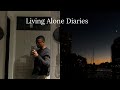 Living Alone Diaries | what I Eat in a Day ( simple and easy meals ) + workout