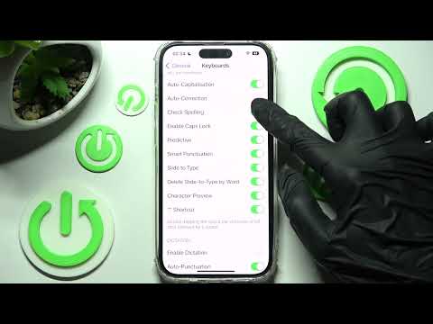 How to Enter Text Correction Options in iPhone 14 Pro - Keyboard Settings